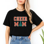 Holiday Shirt - Festive “Cheer Mom” Christmas Apparel – Perfect Holiday Spirit Wear for Cheer Moms