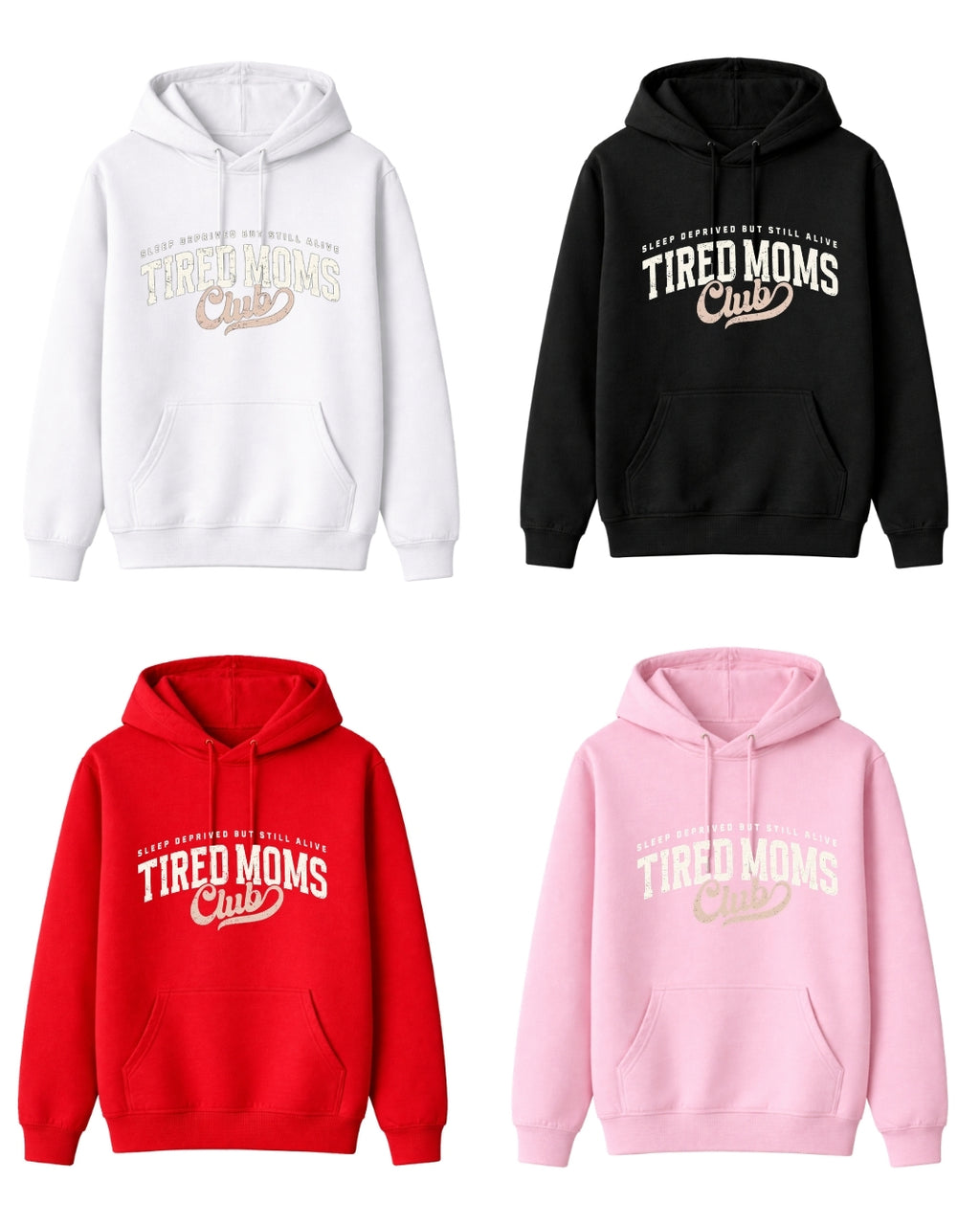 Tired Moms Club Shirt – Sleep Deprived But Still Alive Tee