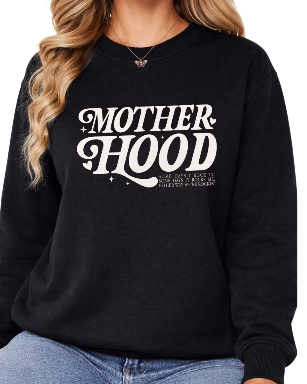 Motherhood Shirt – Some Days I Rock It, Some Days It Rocks Me