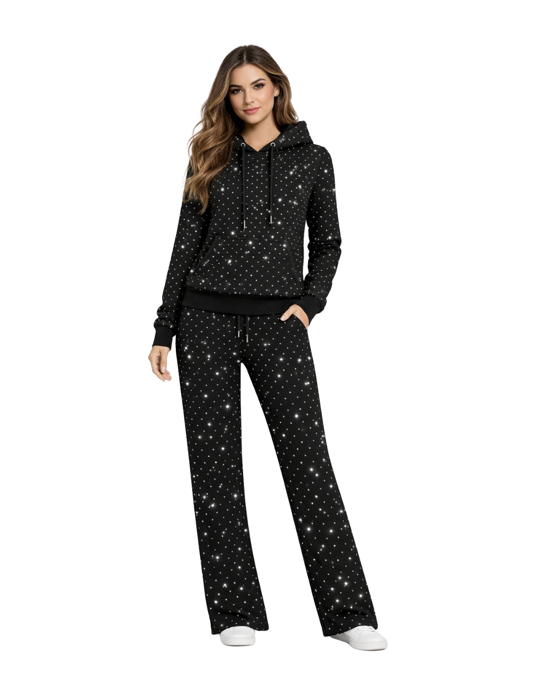 TL Lounge Silver Rhinestone Set