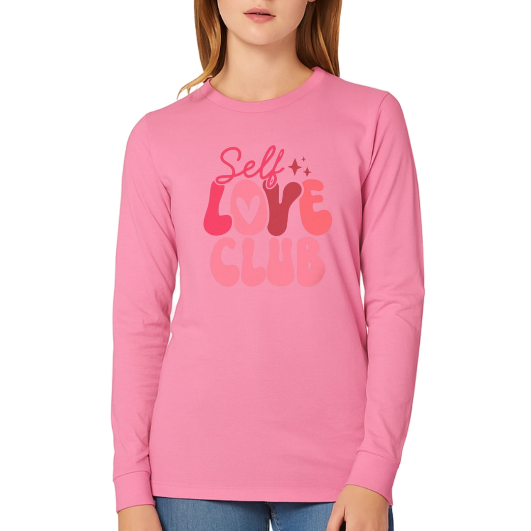 Self Love Club Sweatshirt & Tee – Valentine’s Day Self-Care Outfit