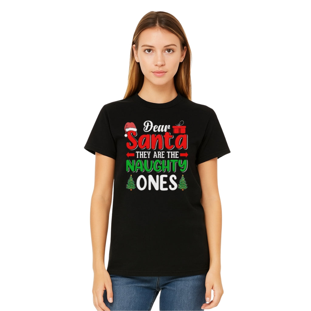FUNNY HOLIDAY SHIRT:Dear Santa, They Are the Naughty Ones