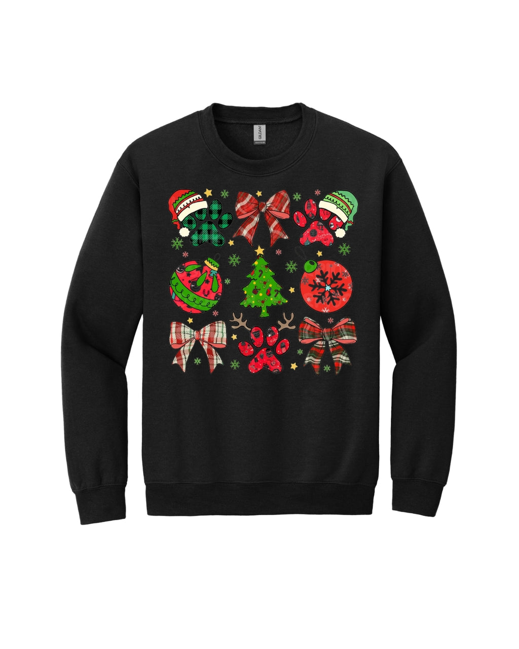 Paw Print Christmas Apparel – Festive Dog Lover Holiday Gift