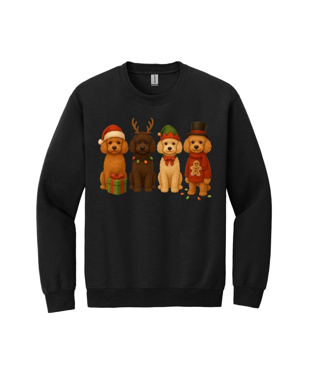 Christmas Poodle Dog Squad Design – Festive Holiday Dog Lover Gift