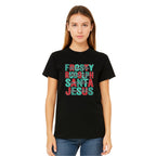 Minimalist Holiday Shirt - Dance Like Frosty, Shine Like Rudolph, Give Like Santa, Love Like Jesus