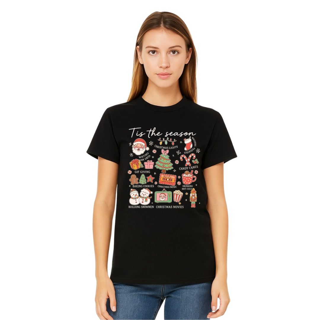 Holiday Shirt - ‘Tis the Season’ Christmas Icons