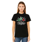 Holiday Shirt -Merry Christmas 3 Graphic Trees