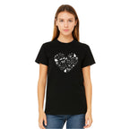 Minimalist Holiday Shirt - Festive Heart Christmas Icons