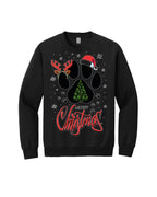 Merry Christmas Paw Print Holiday Apparel – Festive Pet Lover Christmas Design