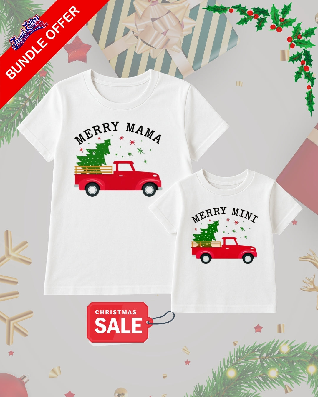 Holiday Shirt - Mama & Mini Tree Hauler Bundle