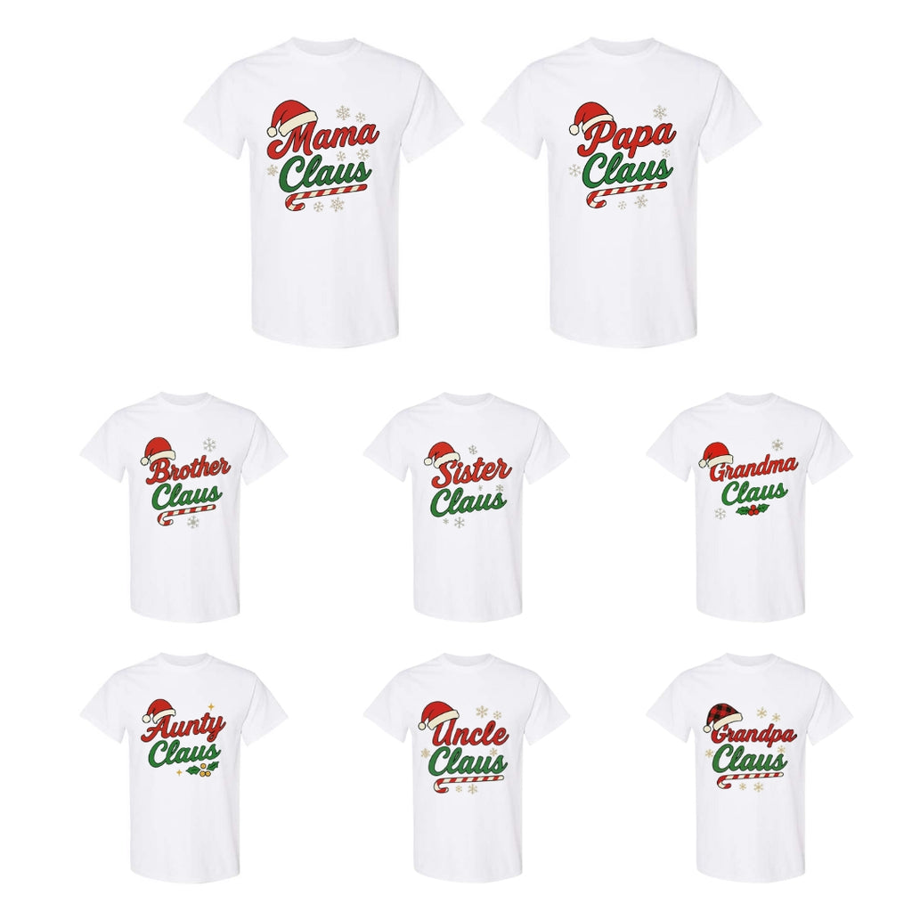 Holiday Shirt - Family Claus Christmas Apparel Collection – Matching Holiday Outfits for the Whole Family