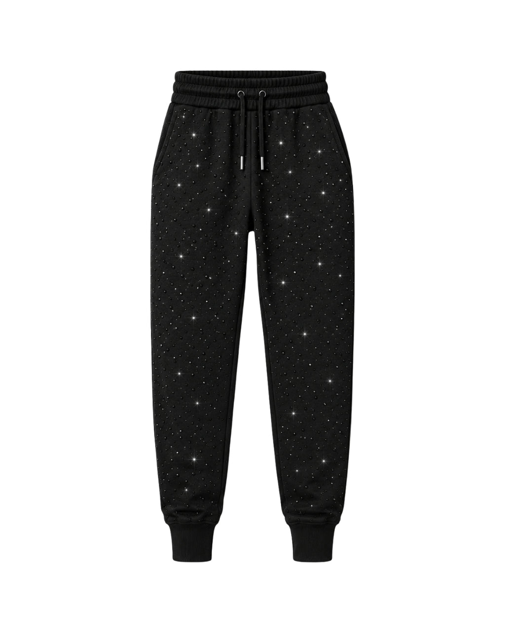 Half Time Rhinestone Jogger Pants – Tone-on-Tone Sparkle Edition