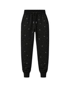 Half Time Rhinestone Jogger Pants – Tone-on-Tone Sparkle Edition