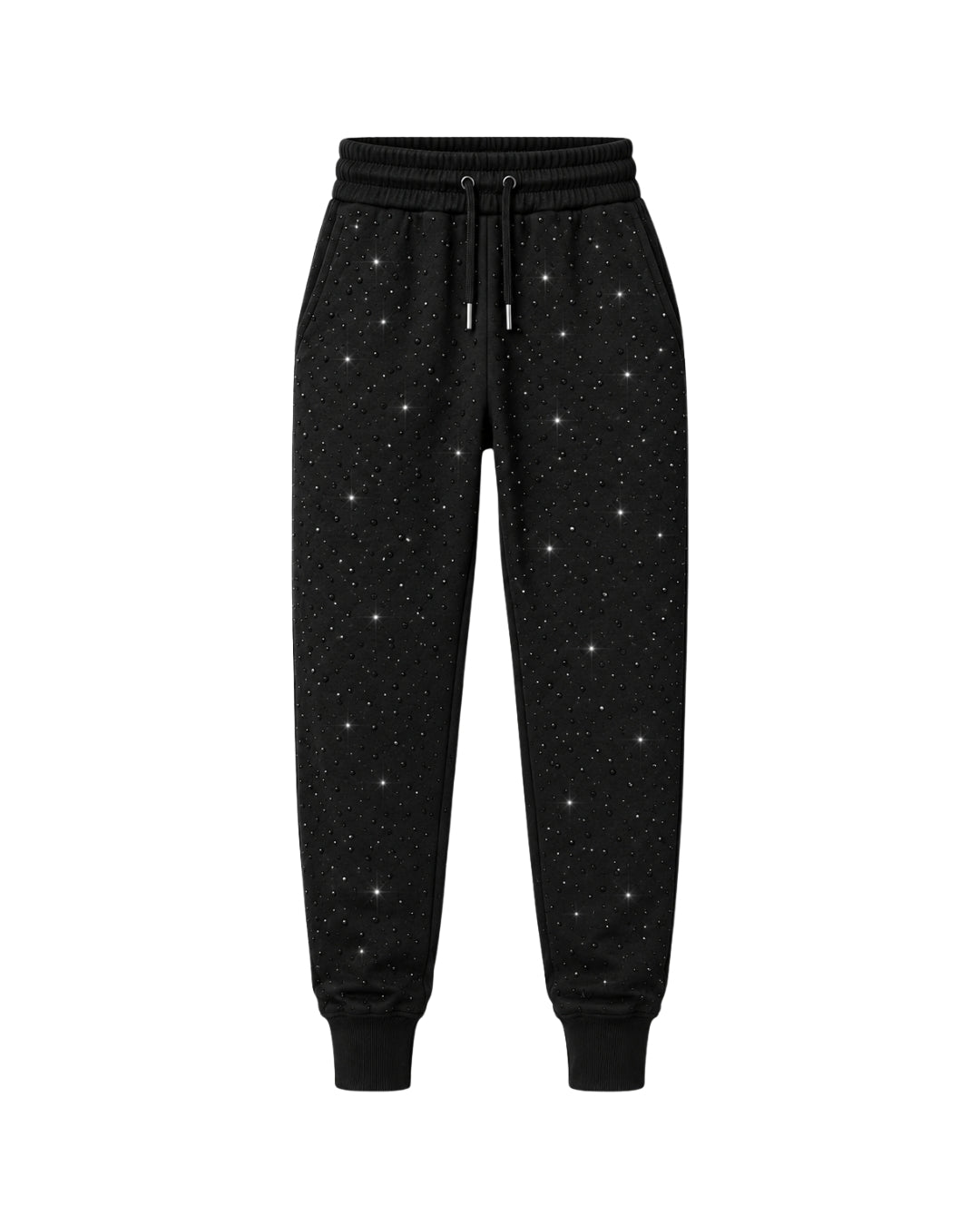 Half Time Rhinestone Jogger Pants – Tone-on-Tone Sparkle Edition