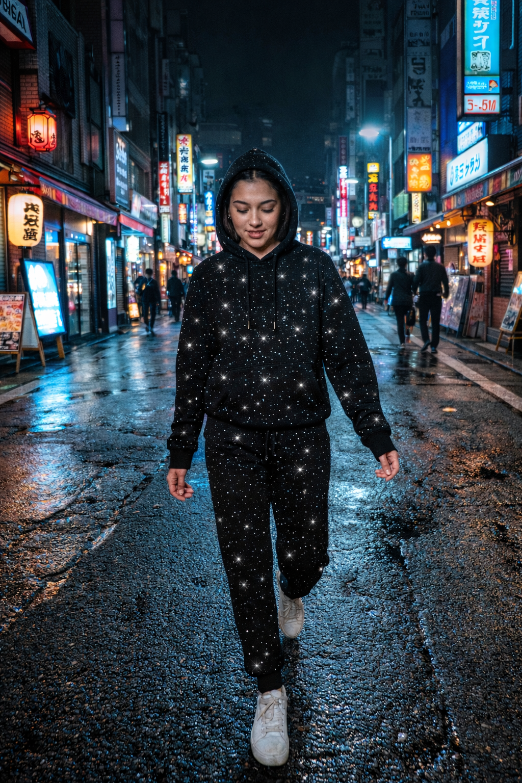 TL Lounge Silver Rhinestone Set