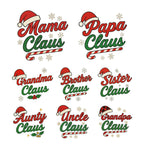 Holiday Shirt - Family Claus Christmas Apparel Collection – Matching Holiday Outfits for the Whole Family