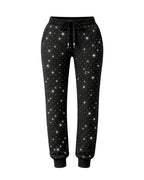 Silver Rhinestone Field Sweatpants – Jogger