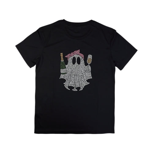 Rhinestone Champagne Ghost T-Shirt