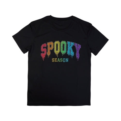 Rhinestone Rainbow “Spooky Season” T-Shirt