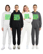 Wesley Padilla Hoodie + Jogger Set - Private Cheer (Neon Green Logo)